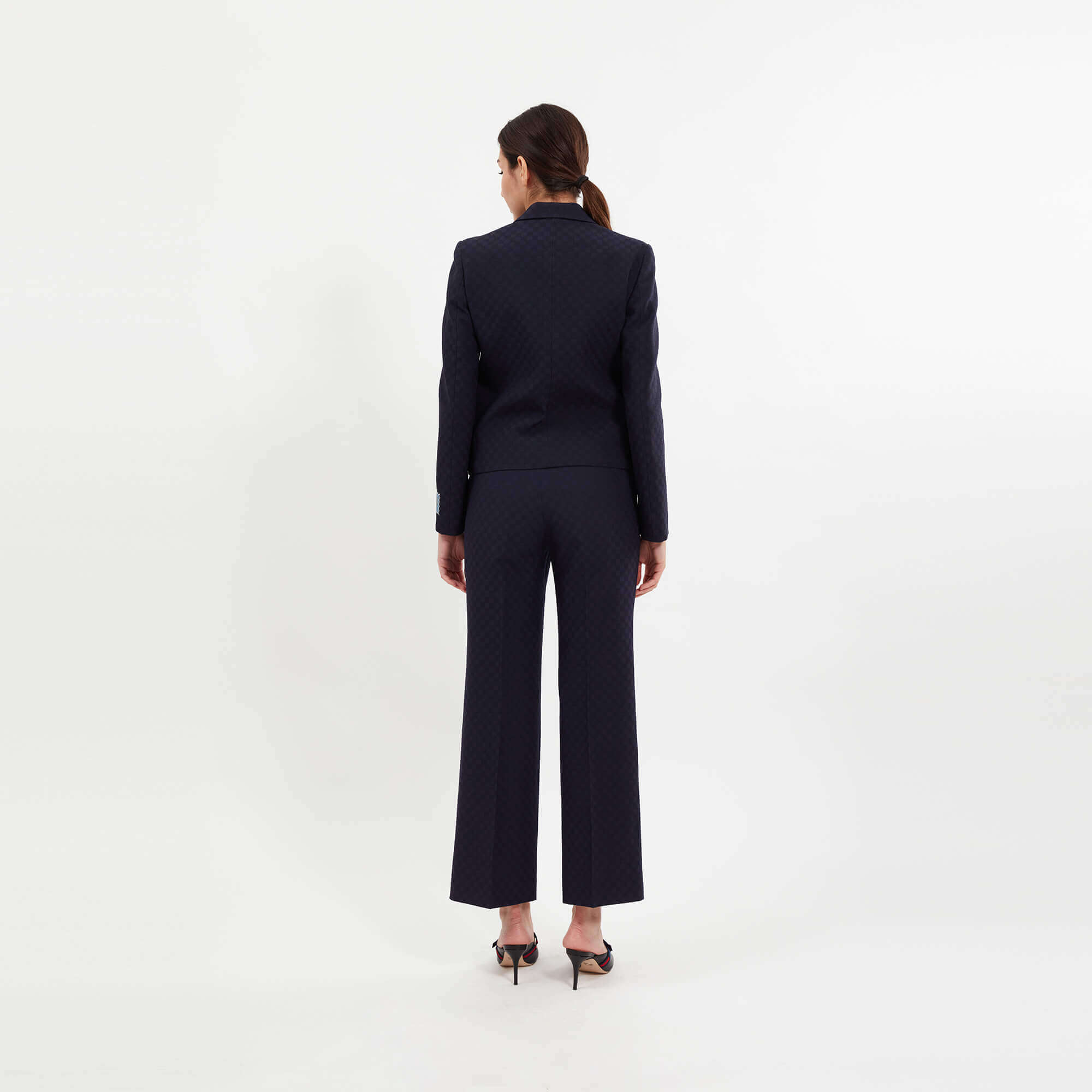 Gucci - Navy Gucci Eschatology Wool Blazer and Pants Set 